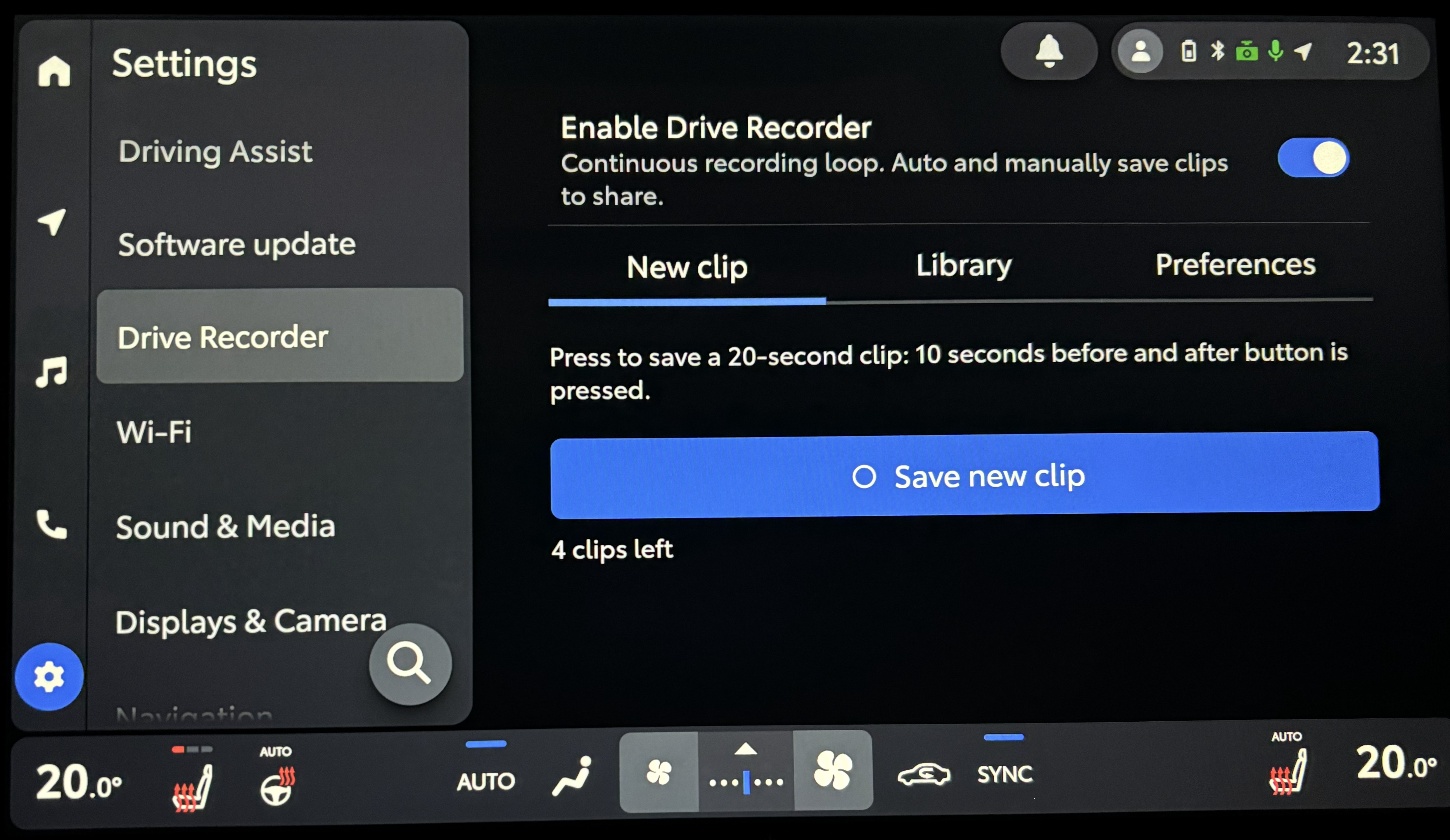 Lexus Multimedia Screen